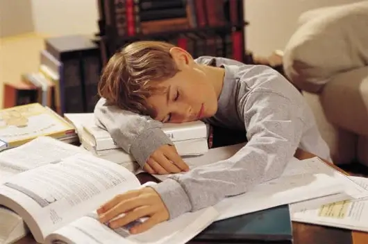Ngủ mơ làm bài tập về nhà 